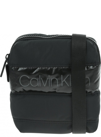 Czarna Saszetka Listonoszka CALVIN KLEIN JEANS Puffer Mini Reporter