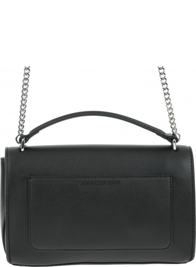Czarna Torebka CALVIN KLEIN Sculpted Logo Ew Flap K60K605523 001