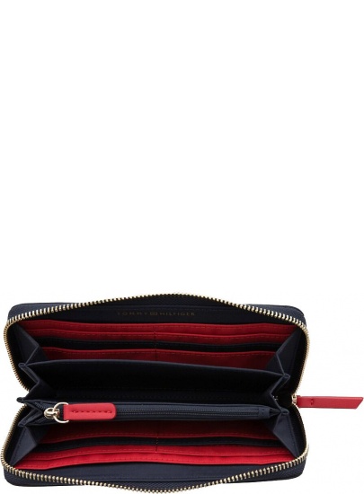Duży Portfel Damski TOMMY HILFIGER Core Nylon Lrg Za AW0AW06840 901