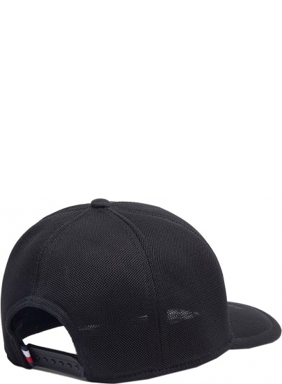 Czarna Czapka z Daszkiem TOMMY HILFIGER Bold Hilfiger Cap AM0AM04908 002