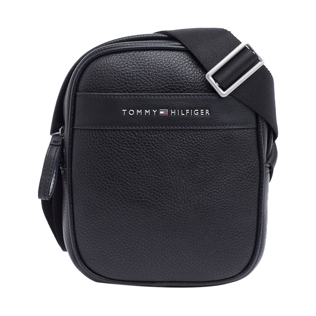Czarna Listonoszka Męska TOMMY HILFIGER Th Business Mini Reporter