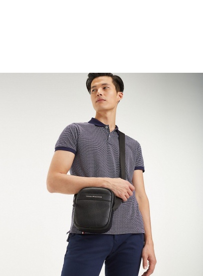 Czarna Listonoszka Męska TOMMY HILFIGER Th Business Mini Reporter