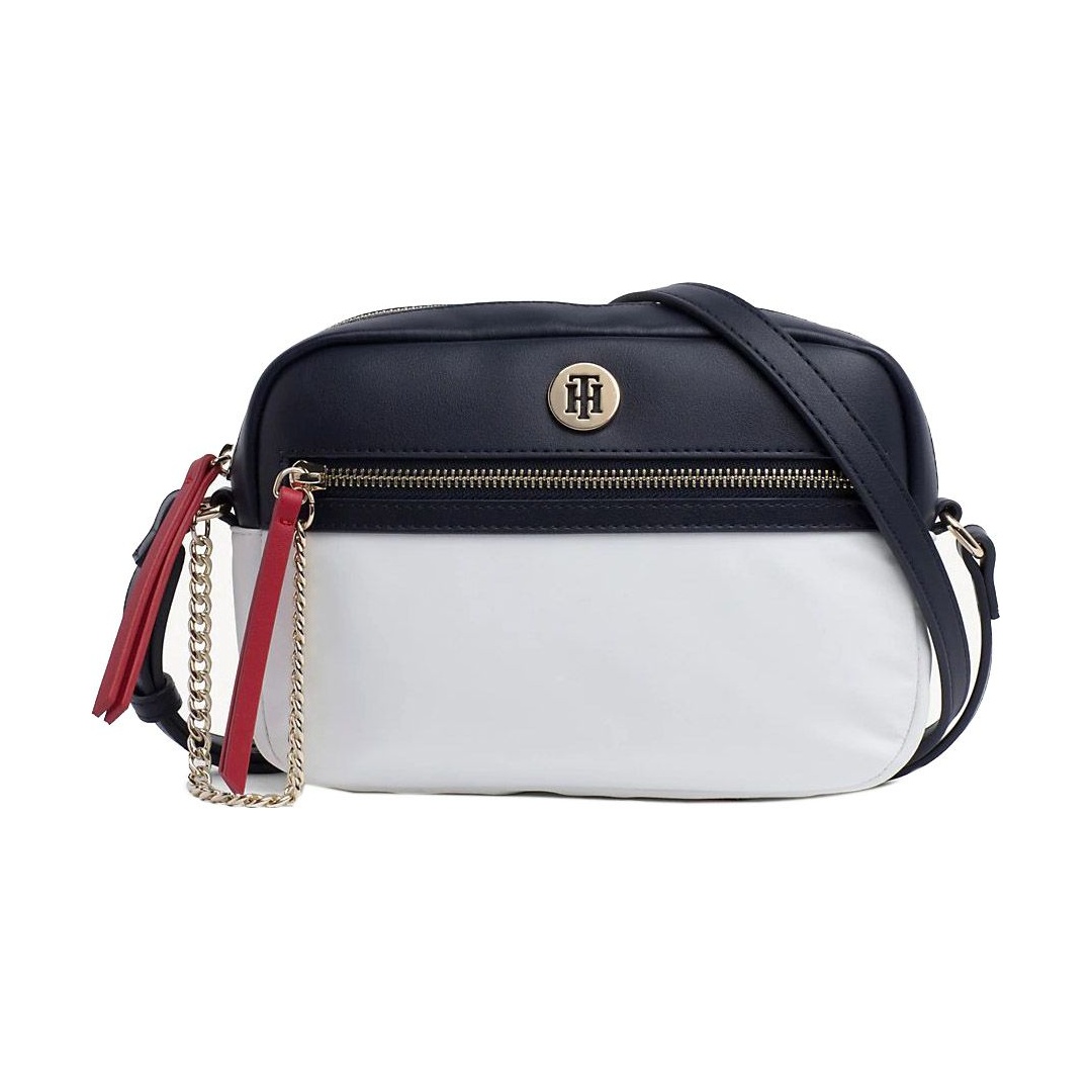 Granatowa Torebka TOMMY HILFIGER Core Nylon Crossover AW0AW06826 901