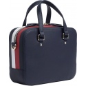 Granatowa Torebka TOMMY HILFIGER Th Corporate Mini Trunk AW0AW06820 413