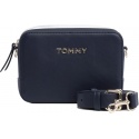 Granatowa Torebka TOMMY HILFIGER Th Corporate Crossover AW0AW06812 413