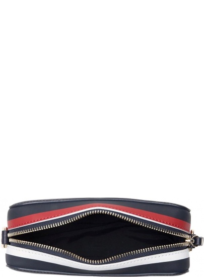 Granatowa Torebka TOMMY HILFIGER Th Corporate Crossover AW0AW06812 413