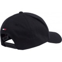 Czarna Czapka z Daszkiem TOMMY HILFIGER Tjm Logo Cap AM0AM04968 002