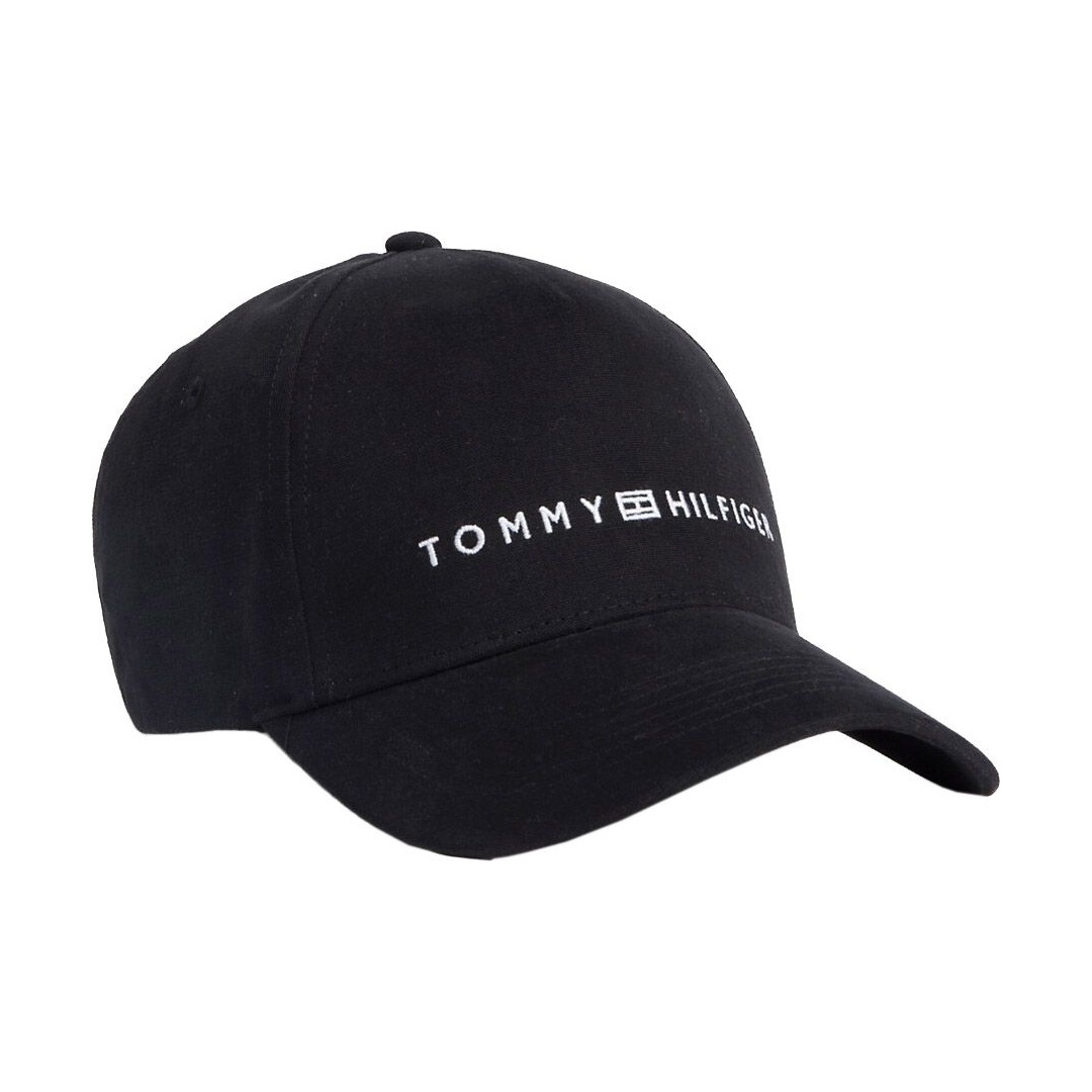 Czarna Czapka z Daszkiem TOMMY HILFIGER Uptown Cap AM0AM04849 002