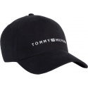 Czarna Czapka z Daszkiem TOMMY HILFIGER Uptown Cap AM0AM04849 002