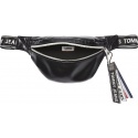 Czarna Saszetka Nerka TOMMY HILFIGER Tjw Logo Tape Pu Bum AW0AW07069 002