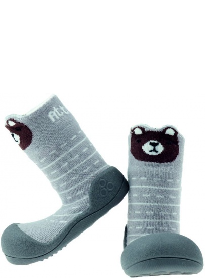 Szare Buciki Domowe ATTIPAS TWO STYLE GRAY