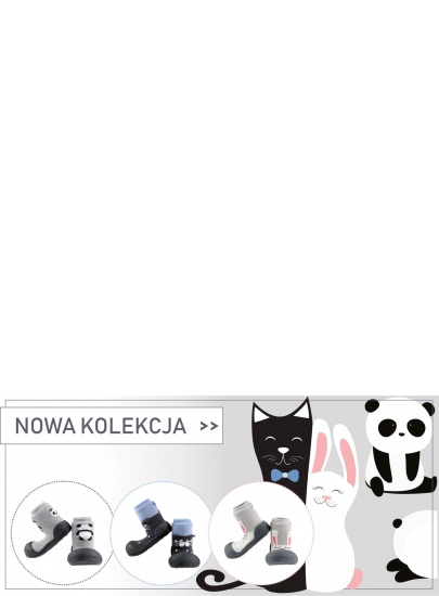 Szare Buciki z Kotkiem Domowe ATTIPAS PET CHARCOAL