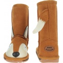 Brązowe KOZACZKI z liskiem Buty EMU AUSTRALIA Fox K12074 Burnt Orange