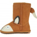 Brązowe KOZACZKI z liskiem Buty EMU AUSTRALIA Fox K12074 Burnt Orange