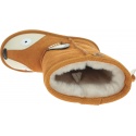 Brązowe KOZACZKI z liskiem Buty EMU AUSTRALIA Fox K12074 Burnt Orange