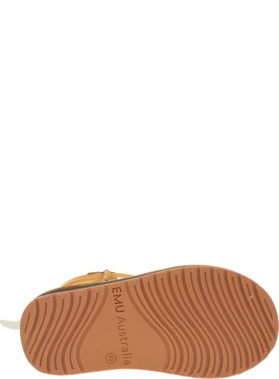 Brązowe KOZACZKI z liskiem Buty EMU AUSTRALIA Fox K12074 Burnt Orange