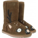 Brązowe KOZACZKI z sarenką Buty EMU AUSTRALIA Deer K12073 Chestnut