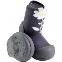 Granatowe Buciki Domowe ATTIPAS FLOWER GRAY