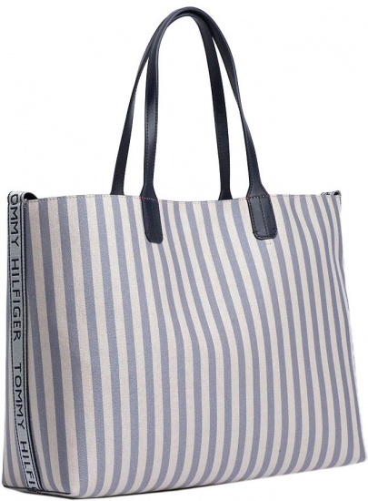 Torebka Damska TOMMY HILFIGER Iconic Tommy Tote Glitter AW0AW06910 901