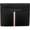 Duży Portfel Męski TOMMY HILFIGER Corporate Leather Cc AM0AM04809 002