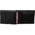 Duży Portfel Męski TOMMY HILFIGER Corporate Leather Cc AM0AM04809 002