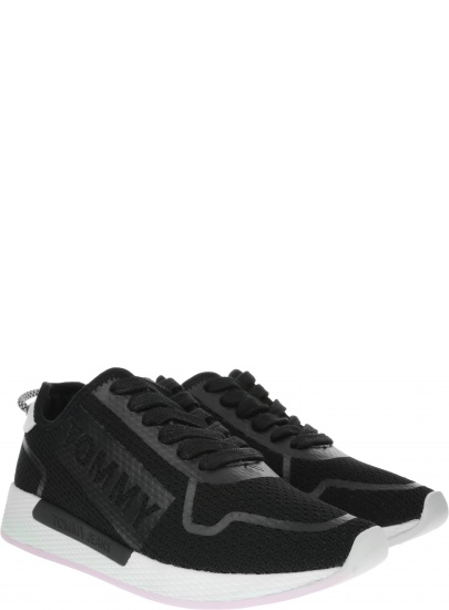 Czarne Sneakersy Tommy Hilfiger Technical Flexi Sneaker EN0EN00587 BDS