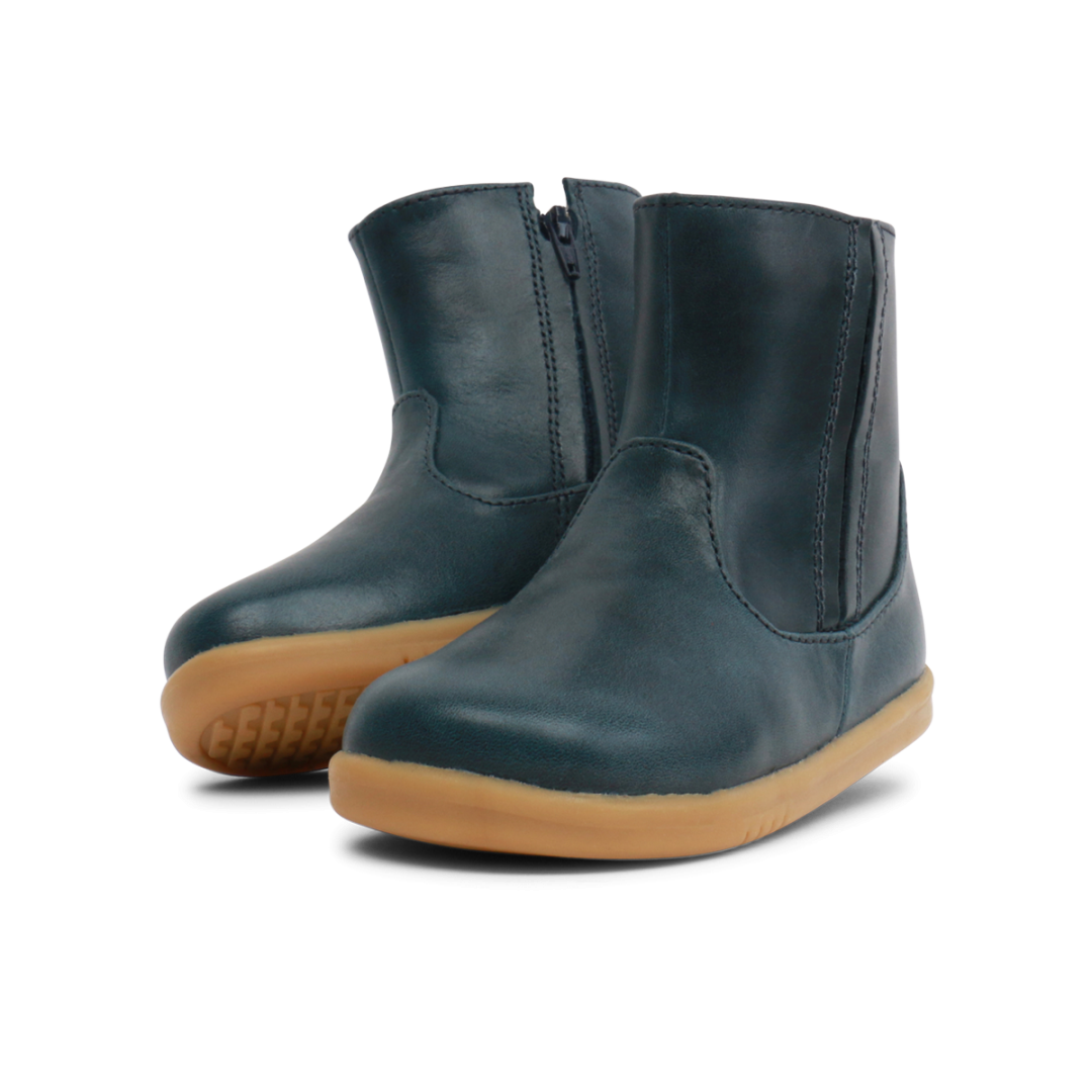 Granatowe Kozaki BOBUX 634701 CLASSIC SHIRE - WINTER BOOT INK (WEŁNA