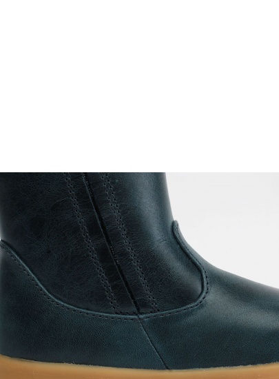 Granatowe Kozaki BOBUX 634701 CLASSIC SHIRE - WINTER BOOT INK (WEŁNA