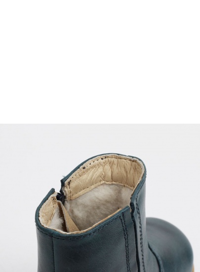 Granatowe Kozaki BOBUX 634701 CLASSIC SHIRE - WINTER BOOT INK (WEŁNA