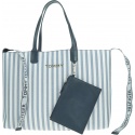 Torebka Damska TOMMY HILFIGER Iconic Tommy Tote Glitter AW0AW06910 901