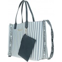 Torebka Damska TOMMY HILFIGER Iconic Tommy Tote Glitter AW0AW06910 901