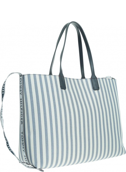 Torebka Damska TOMMY HILFIGER Iconic Tommy Tote Glitter AW0AW06910 901
