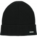 Czarna Czapka Zimowa CALVIN KLEIN JEANS Basic Rib Beanie K50K505006 BDS