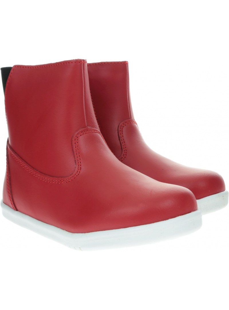 Czerwone Wodoodporne Botki BOBUX 835201 CLASSIC PADDINGTON RED Czerwone Wodoodporne Botki BOBUX 835201 CLASSIC PADDINGTON RED