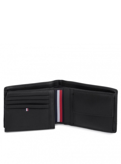 Duży Portfel Męski TOMMY HILFIGER Th Business Cc Flap & Coin AM0AM05008 266