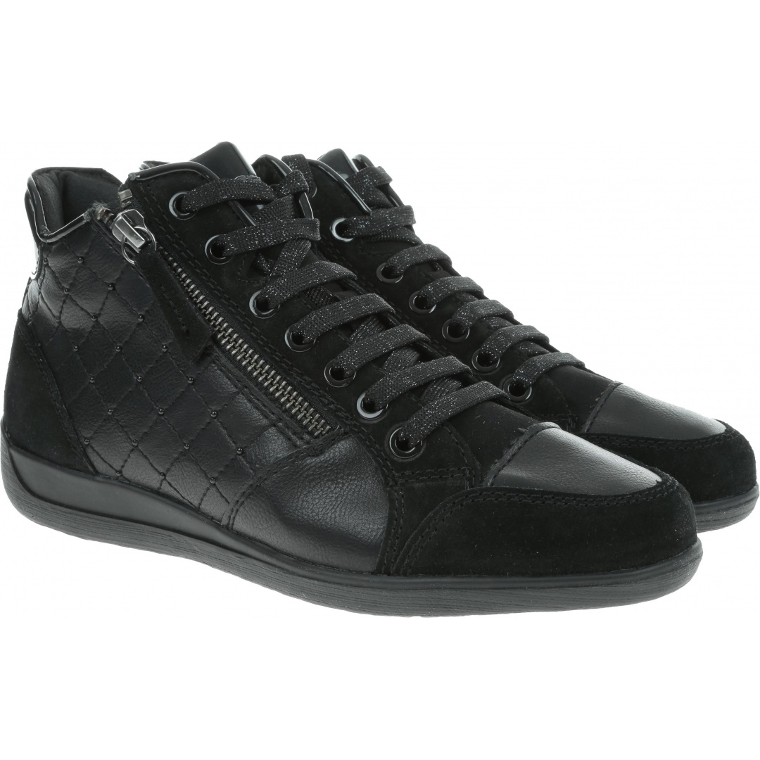 Czarne Sneakersy GEOX Respira D Myria C D6468C 05422 C9999 Black
