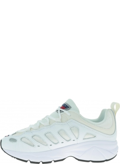 Białe Sneakersy Tommy Hilfiger Tommy Jeans Retro Sneaker EN0EN00584 100