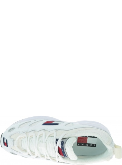 Białe Sneakersy Tommy Hilfiger Tommy Jeans Retro Sneaker EN0EN00584 100