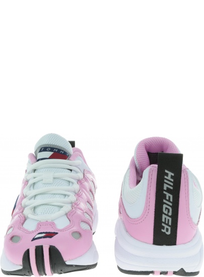 Różowe Sneakersy Tommy Hilfiger Tommy Jeans Retro Sneaker EN0EN00584 901