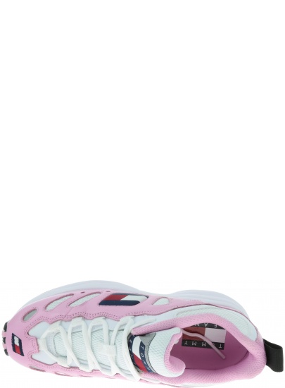 Różowe Sneakersy Tommy Hilfiger Tommy Jeans Retro Sneaker EN0EN00584 901