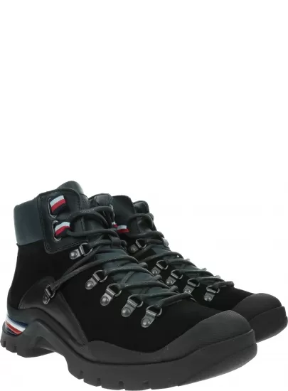 Trzewiki TOMMY HILFIGER Corporate Outdoor Boot FM0FM02414 Black 990