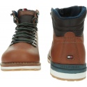 Trapery TOMMY HILFIGER Outdoor Hiking Lace Leather Bott FM0FM02416 Brandy