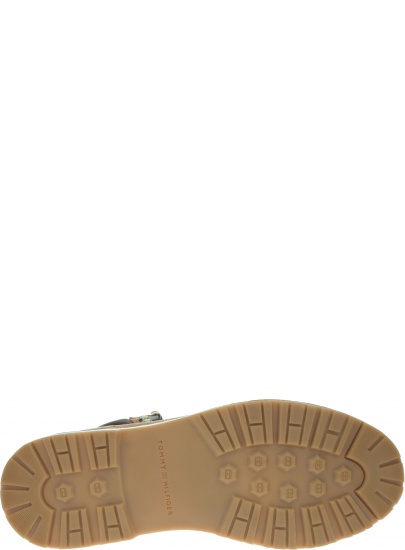 Trapery TOMMY HILFIGER Outdoor Hiking Lace Leather Bott FM0FM02416 Brandy