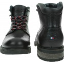 Trzewiki TOMMY HILFIGER Winter Textured Leather Boost FM0FM02430 Black 990