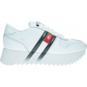 Białe Sneakersy TOMMY JEANS Corporate Sneaker EN0EN00695 White YBS