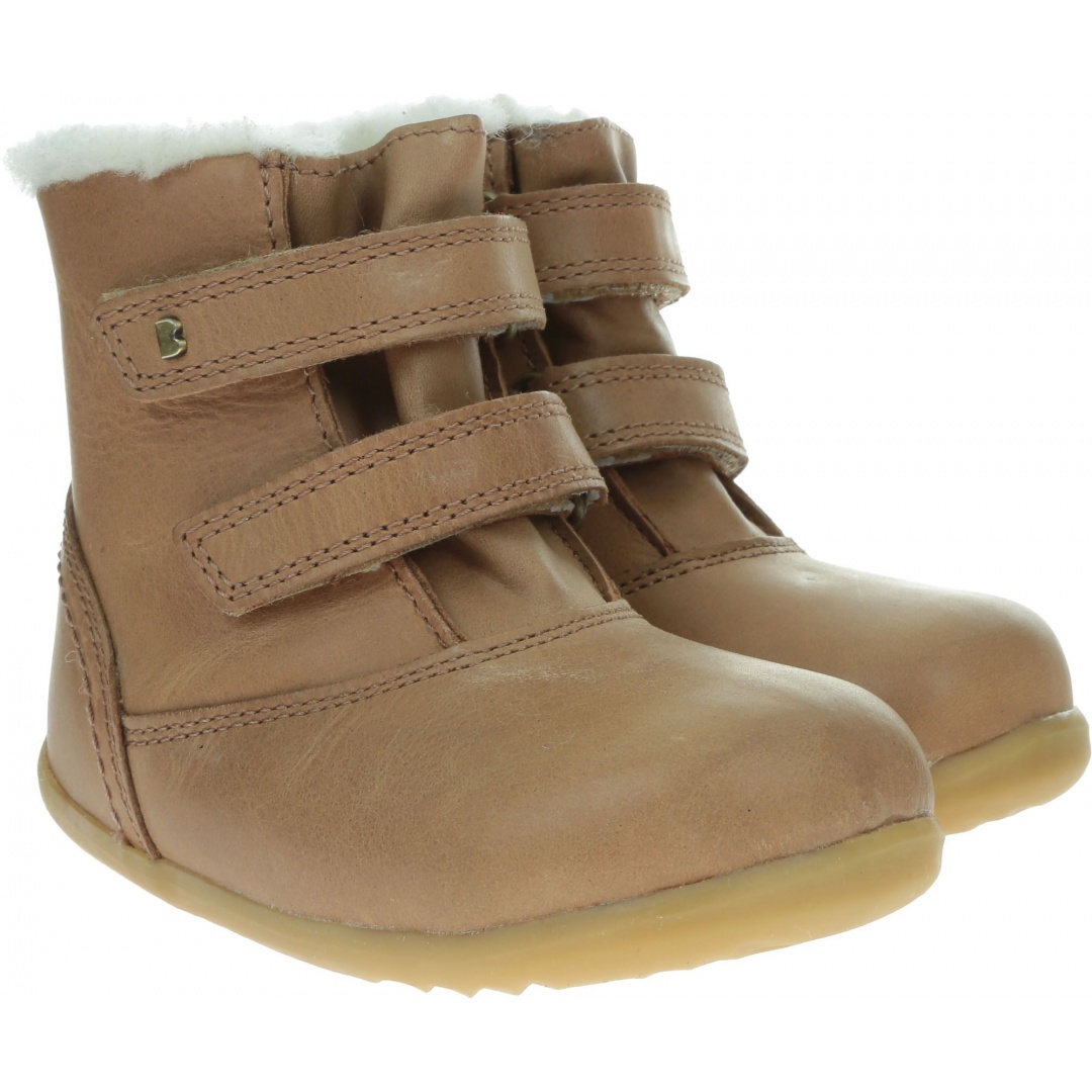Brązowe Botki BOBUX 728007 Classic Aspen Caramel (Wodoodporny, Wełna