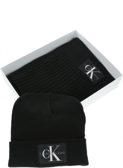Zestaw Szalik i Czapka CALVIN KLEIN JEANS Giftpacks K50K505104 BAE