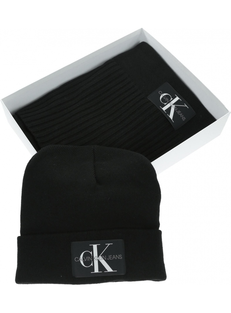 Zestaw Szalik i Czapka CALVIN KLEIN JEANS Giftpacks K50K505104 BAE