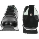 Czarne Sneakersy TOMMY HILFIGER Leather Wedge Sneaker FW0FW04420 990