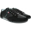 Czarne Sneakersy TOMMY HILFIGER Corporate Material Mix FM0FM02398 990